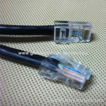8P8C RJ45 Male to Male Connector UTP Cat5e Patch Cords, OEM and ODM OrdersNew